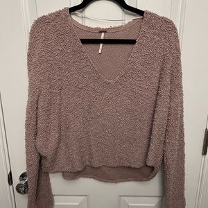 Free People Cropped Sweater